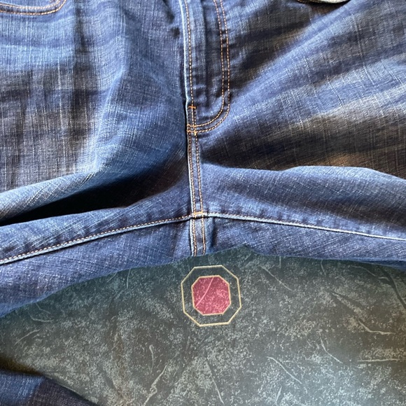 Lucky Brand 121 Slim Straight Jeans Dark Wash Blue Mens Size 38 x 30 - Picture 4 of 11